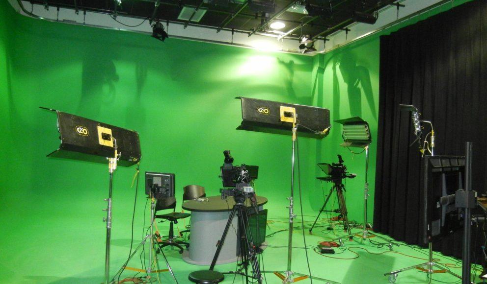 Levy Production Group facility video production studio with green screen