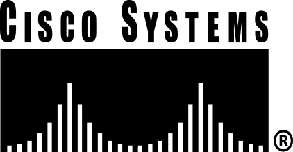 Black PNG logo for Cisco Systems
