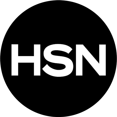 Black PNG logo for HSN