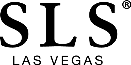 Black and white PNG logo for SLS Las Vegas