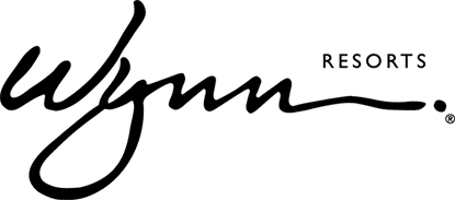 Black PNG logo for Wynn Resorts
