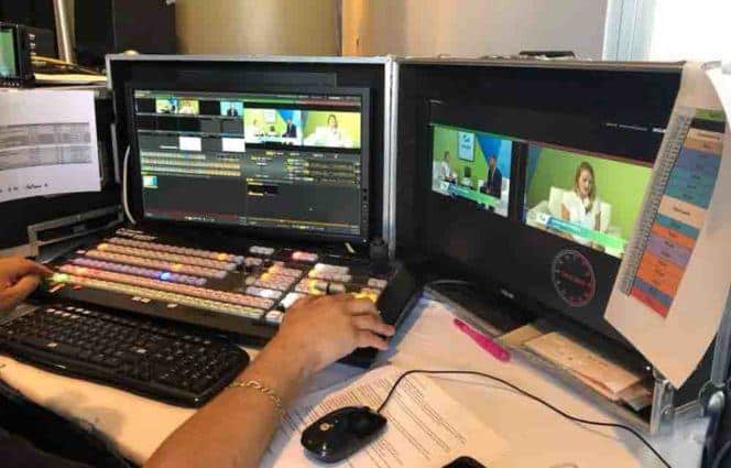 Levy Production crew studio set