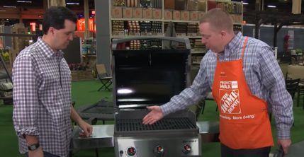 Home Depot Product Demo of outdoor grill