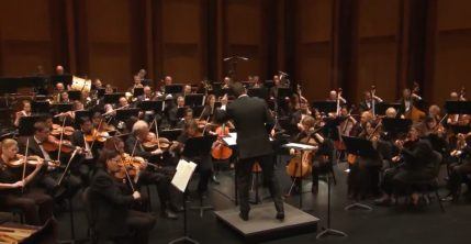 Las Vegas Philharmonic orchestra performing