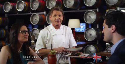 Image of Gordon Ramsay from Celebrity Chef Commercial