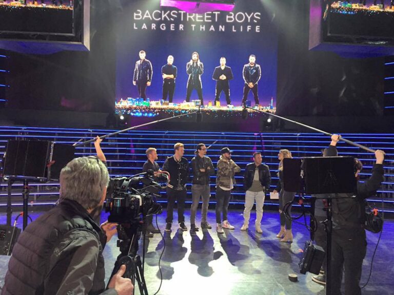 Broadcast video shoot