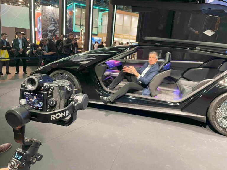car at the SEMA show in Las Vegas