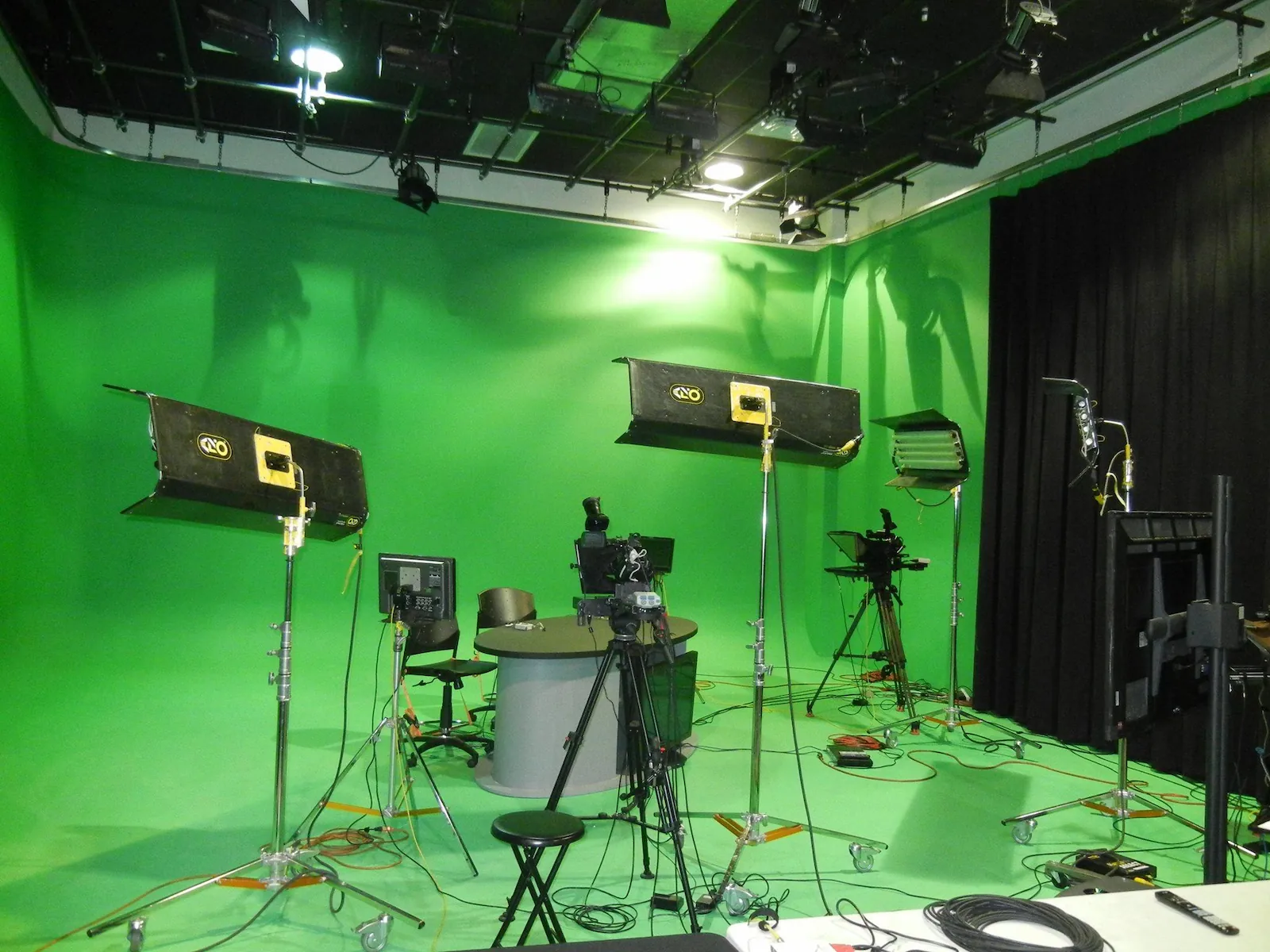 Levy Production Group facility video production studio with green screen at Las Vegas