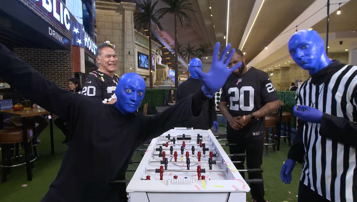 Raiders players and MGM Resorts performers came together in this partnership campaign to celebrate the energy of Las Vegas entertainment.